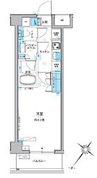 ルフォンプログレ中野富士見町 1Kの間取図画像