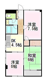 シャトレーゼ・ソフィア 3階3Kの間取り