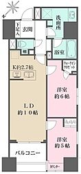 ALTERNA日本橋 2LDKの間取図画像