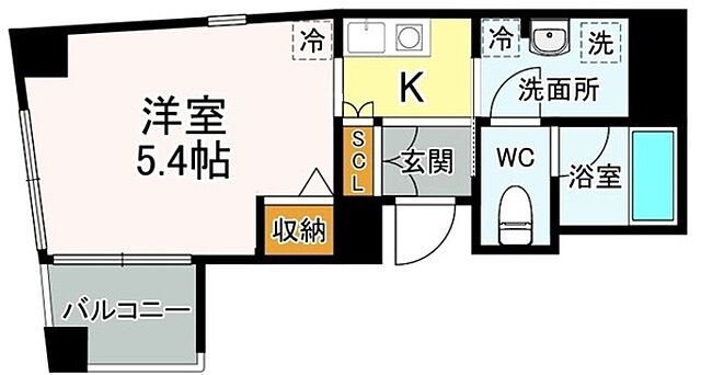 ホームズ でお部屋探し クレスト西日暮里 6階 1k 賃料8 4万円 21 賃貸マンション住宅情報 物件番号 取扱い不動産会社 アエラス王子店 株式会社アエラス Gr