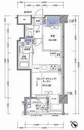 ラティエラ横濱大通り公園 1LDKの間取図画像