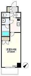 ヴィレッジハウス幕張本郷 1Kの間取図画像
