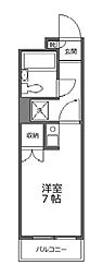 ライオンズマンションときわ台第2 1Kの間取図画像