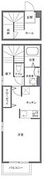 CercaDelCerezo ワンルームの間取図画像