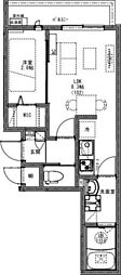 KEIAI RESIDENCE 鳩ヶ谷 1LDKの間取図画像