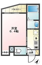 GRANTHOMES北赤羽 1Kの間取図画像