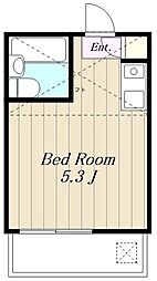 サンハイツ ワンルームの間取図画像