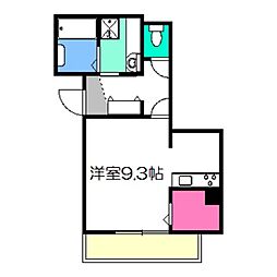 VILLA北花田D-room 3階