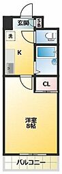 高円寺スルーエ 1Kの間取図画像