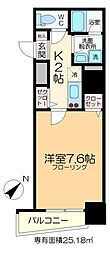 Capricorn 1Kの間取図画像