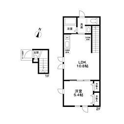 SORA 1LDKの間取図画像