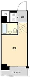 シティープラザ南麻布 ワンルームの間取図画像