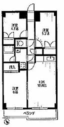 エスポワール 3LDKの間取図画像