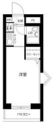 ジョイフル中野中央 ワンルームの間取図画像