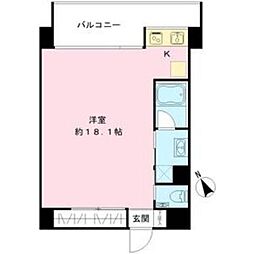 グランリーオ ワンルームの間取図画像