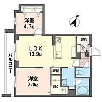 ノンシュガー70 00302 ｜ 埼玉県さいたま市浦和区北浦和２丁目2-5（賃貸マンション2LDK・3階・61.88㎡） その2