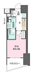 ザ・パークワンズ渋谷本町 1Kの間取図画像