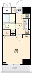 アルテシモプリマ 1Kの間取図画像