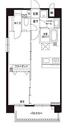 CASAS GARDEN 5階2LDKの間取り
