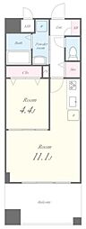 glycine 1LDKの間取図画像