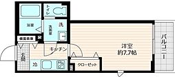 仮称)フロレセール 1Kの間取図画像