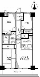 日神パレステージ山手西 3LDKの間取図画像