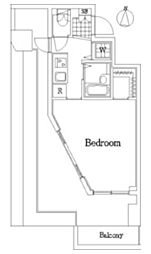 トーシンフェニックス武蔵関 ワンルームの間取図画像