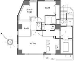 ラチューン文京小石川 3LDKの間取図画像
