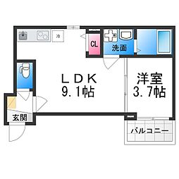 間取図画像 1LDK