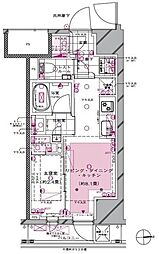 PIAS新宿三丁目 1LDKの間取図画像