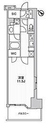 WORVE横浜伊勢佐木町 1Kの間取図画像