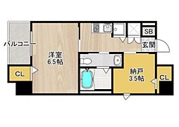 ディアコート宿屋町 2Kの間取図画像