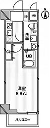 GRANPASEO高田馬場 1Kの間取図画像