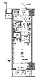 ジェノヴィア板橋本町駅前グリーンヴェール 1Kの間取図画像