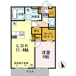 ファインステージ 1LDKの間取図画像