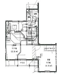 アゼリアヒルズ 1LDKの間取図画像