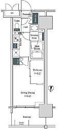 ブルックサイドレジデンス木場 2Kの間取図画像