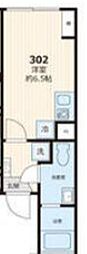 モント方南町 ワンルームの間取図画像