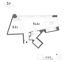 渋谷区東2丁目マンション 1LDKの間取図画像
