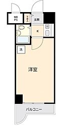 ライオンズマンション相模原第7 1Kの間取図画像