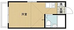 サニーパレス志木 ワンルームの間取図画像