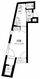 小石川フィエルテ 3階1Kの間取り