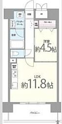 プレメント豊中 1LDKの間取図画像