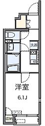 LEONEXTフローラ荻窪 1Kの間取図画像