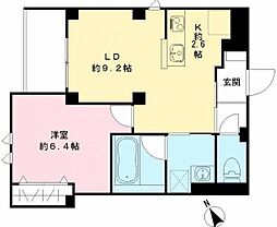 GEM西新宿(ZEH) 1LDKの間取図画像