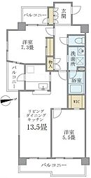 グリーンヒルズ目白 2LDKの間取図画像