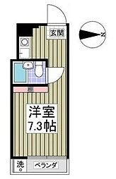 アイ.エヌ.ジー.笹塚 1Kの間取図画像