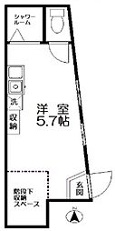 ファースト西落合 ワンルームの間取図画像