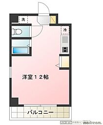 ハイポイント西川口 ワンルームの間取図画像