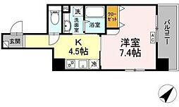 M'sPort 1Kの間取図画像